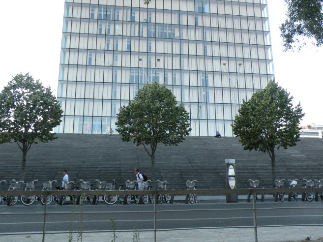  station vélib au pied de la BNF